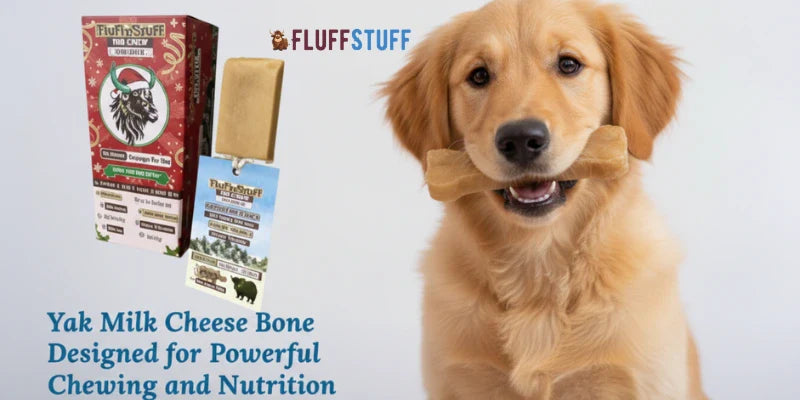 Yak Milk Cheese Bone Designed for Powerful Chewing and Nutrition