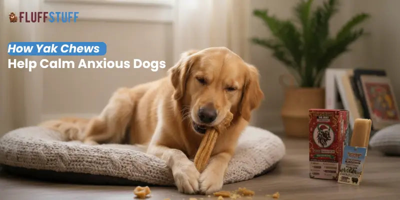 How Yak Chews Help Calm Anxious Dogs