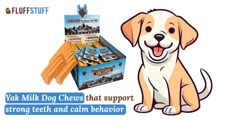 Yak Milk Dog Chews that support strong teeth and calm behavior