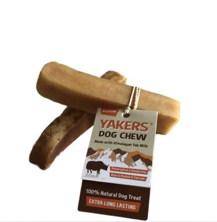 Yakers dog chew pack of 2 XL (natural Himalayan dog chew) x 1 (2 pieces)