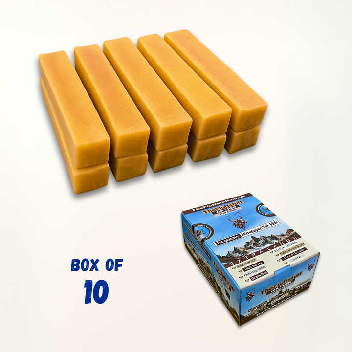 Yak Milk Dog Chews - XL - Pack Of 10 - All Natural - Fluffstuff Dog Chews - Gluten-free - Grain-free