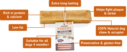 Yakers dog chew pack of 2 Extra large