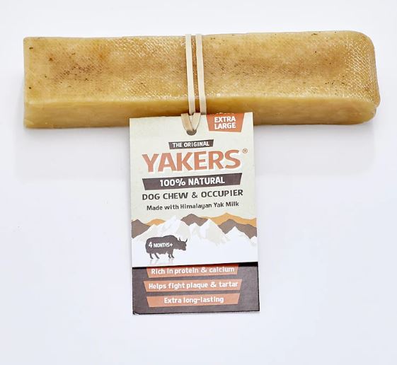 Yakers dog chew pack of 2 XL (natural Himalayan dog chew) x 3 (6 pieces)