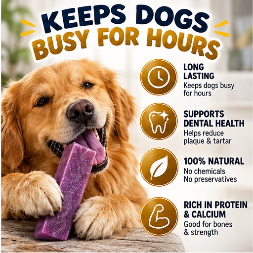 Multi Himalayan Yak Milk Dog Chews – Extra Large 4-Flavour Variety Pack