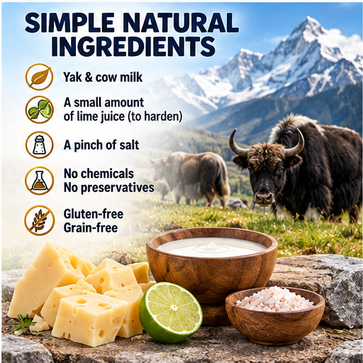 Multi Himalayan Yak Milk Dog Chews – Extra Large 4-Flavour Variety Pack