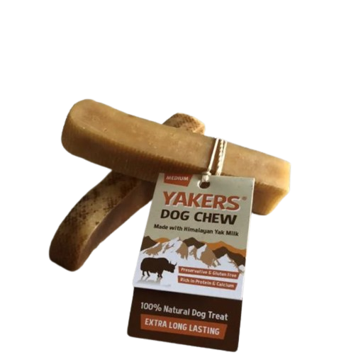 Yakers dog chew pack of 2 XL (natural Himalayan dog chew) x 2 (4 pieces)